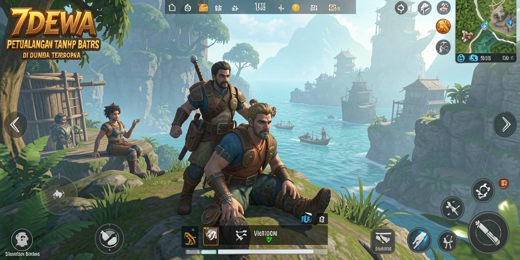 Gameplay Open World yang mengasyikkan di 7DEWA.