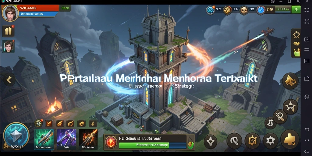 Tampilan gameplay seru dari 9ZKGAMES dengan aksi Tower Defense yang mendebarkan.