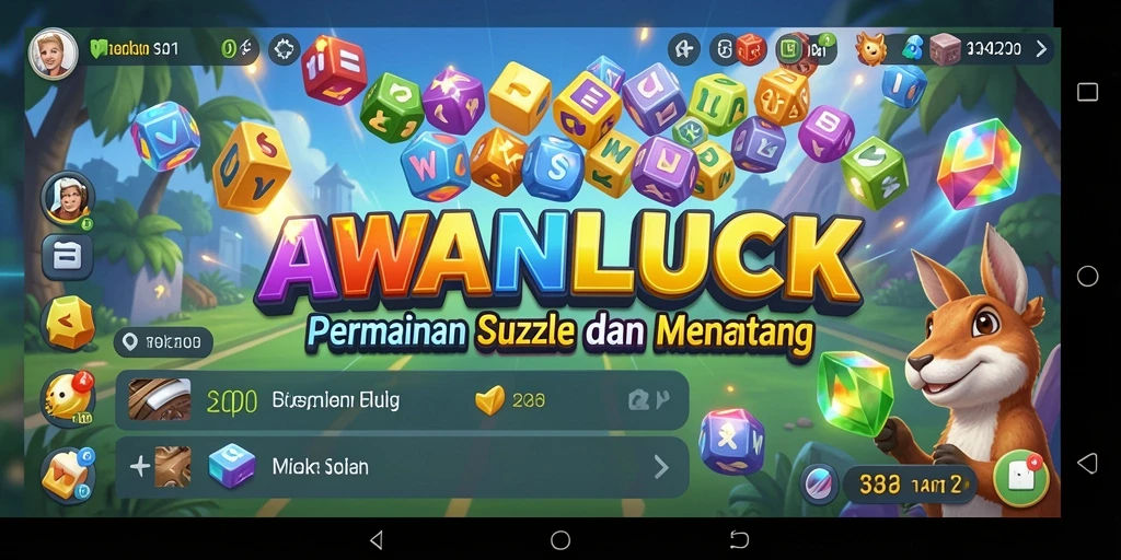 Tampilan gameplay seru dari AWANLUCK yang menantang.