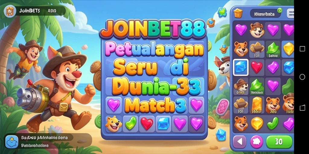 Tampilan gameplay seru dari JOINBET88 yang penuh warna.