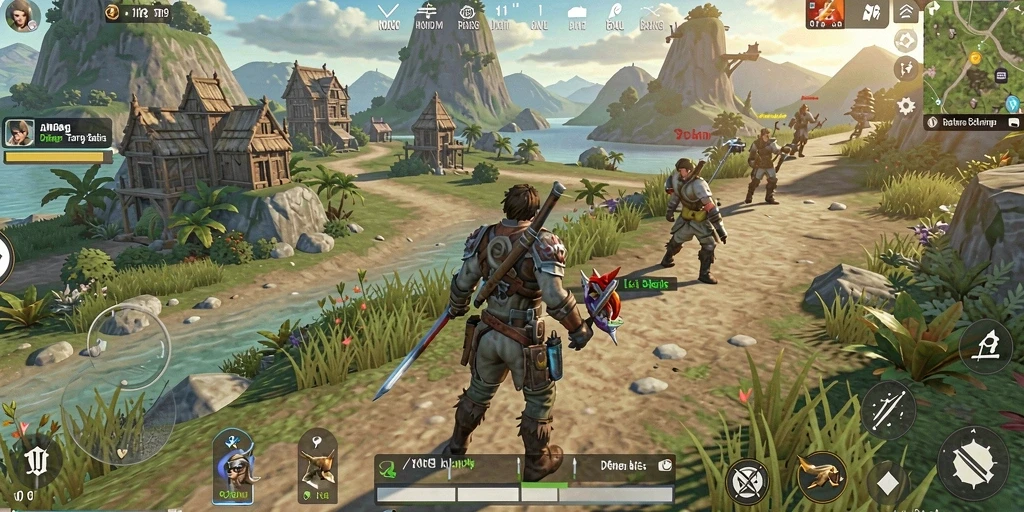 Gameplay menarik KNO89 dalam dunia terbuka yang luas.