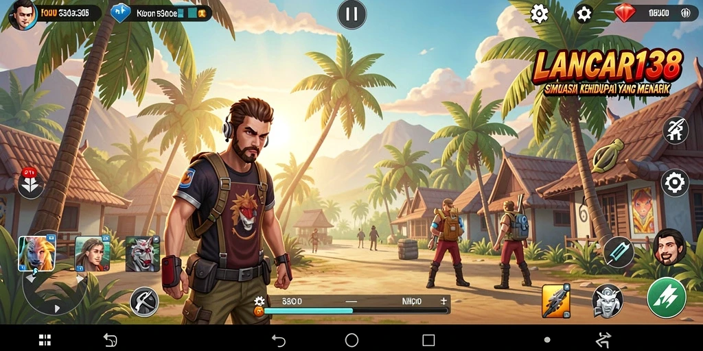 Tampilan gameplay menarik di dunia virtual LANCAR138.