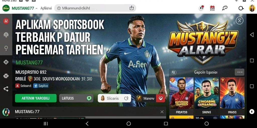 Tampilan gameplay taruhan olahraga di MUSTANG77 yang mengesankan.