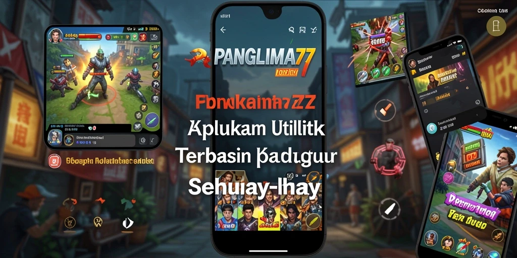 Tampilan antarmuka utama PANGLIMA77 yang memudahkan akses berbagai fitur.