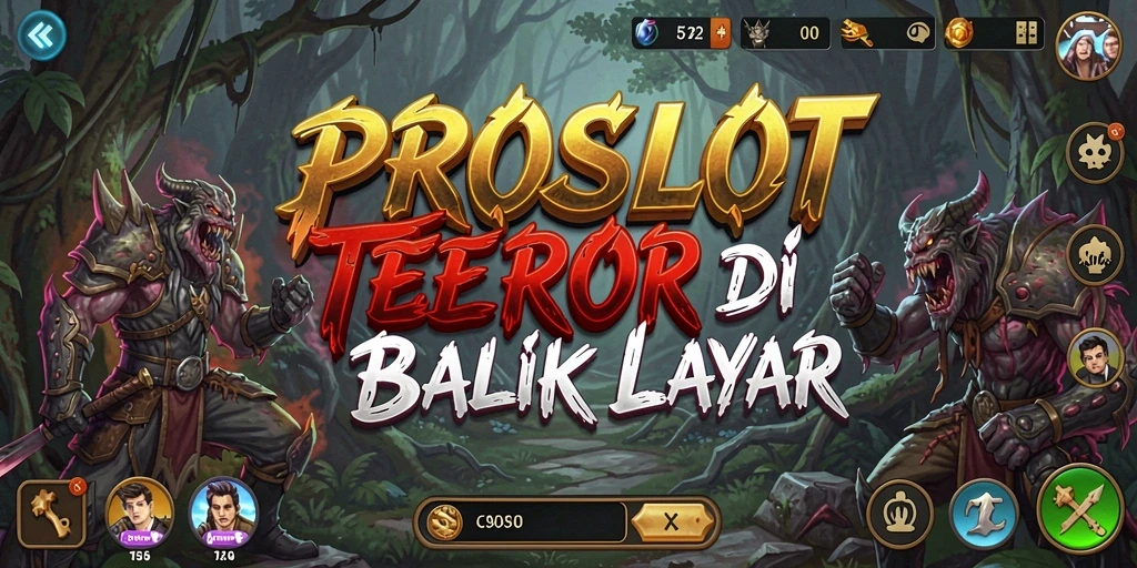 Screenshot yang menampilkan ketegangan gameplay PROSLOT.