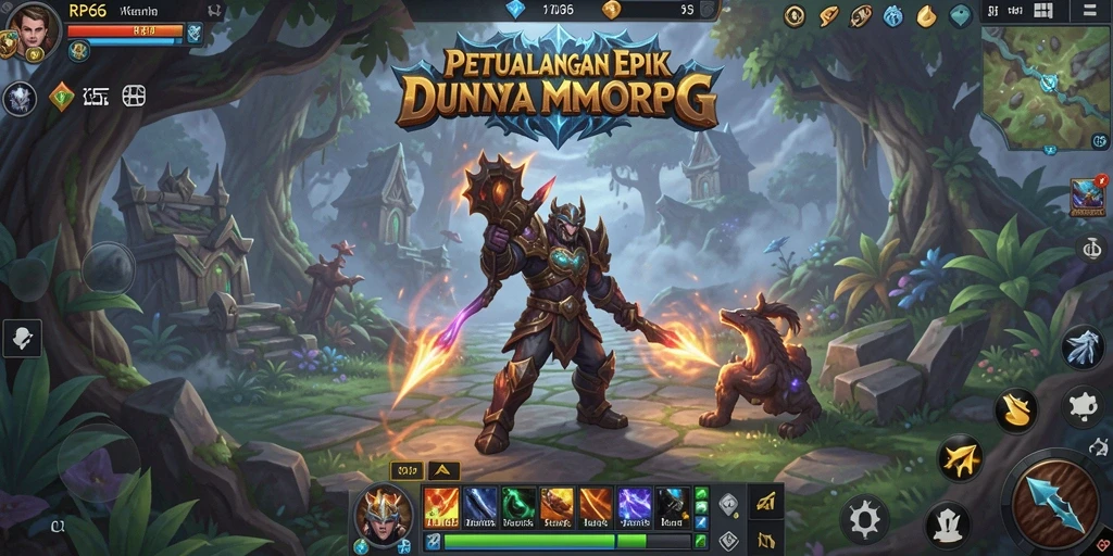 Tampilan permainan <strong>RP66</strong> yang mengesankan dalam dunia MMORPG.