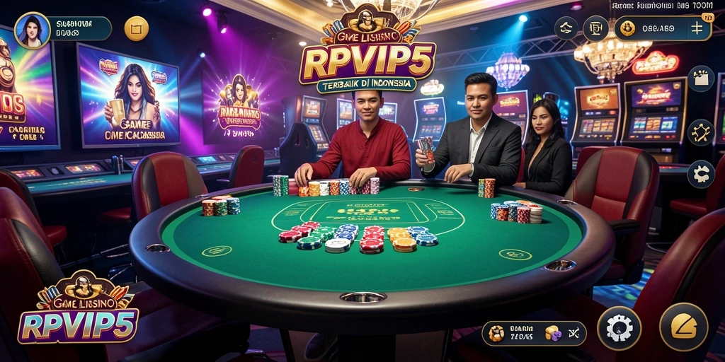 Gameplay seru RPVIP5 dengan dealer langsung dan acara menarik.