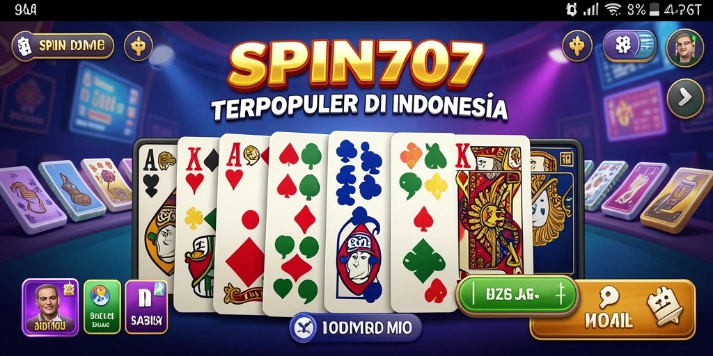 Screenshot gameplay SPIN707 menampilkan pertandingan Domino yang seru.