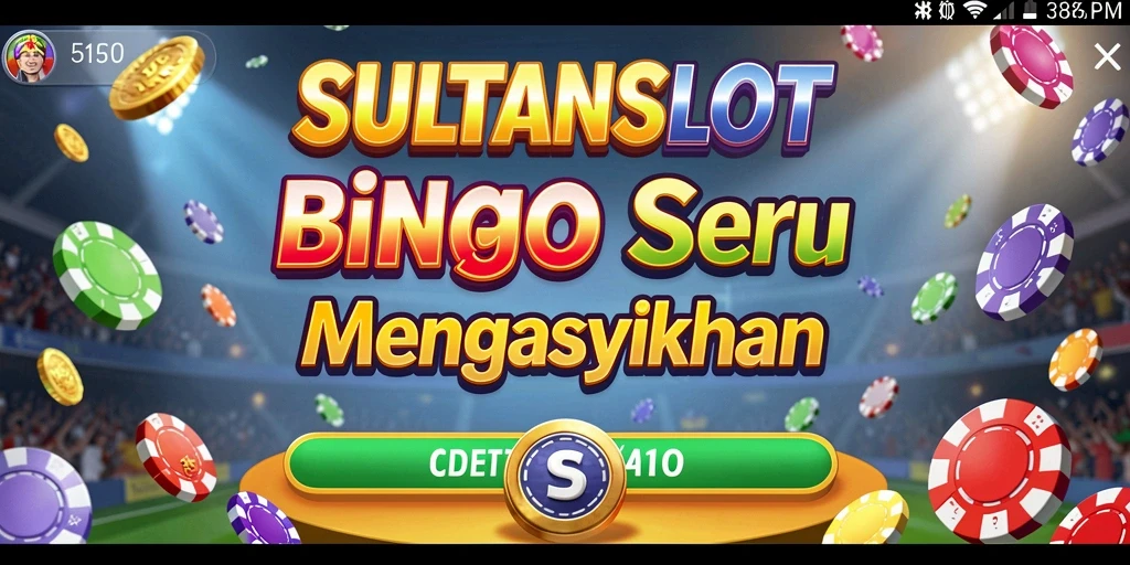 Tampilan gameplay seru di SULTANSLOT dalam permainan Bingo.