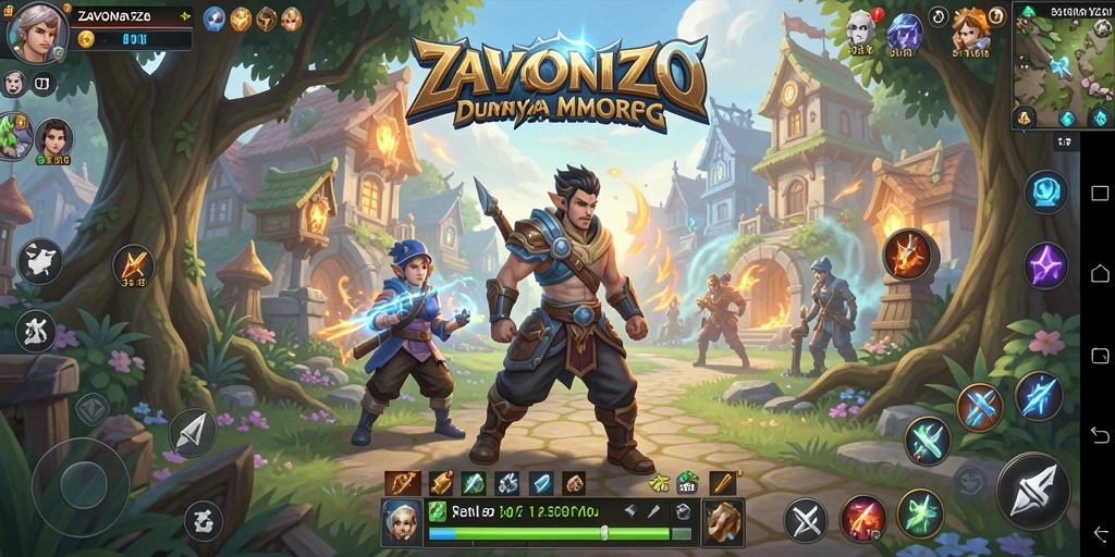 Gameplay seru ZAVONZO yang mengasyikkan di dunia MMORPG.